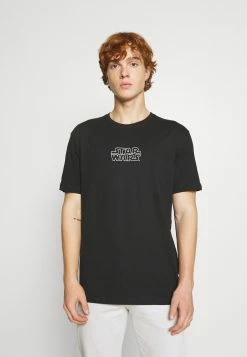 YOURTURN BLACK STAR WARS LASER TEE UNISEX - T-shirt imprimé Prix Distinctifs t shirt Col rond all