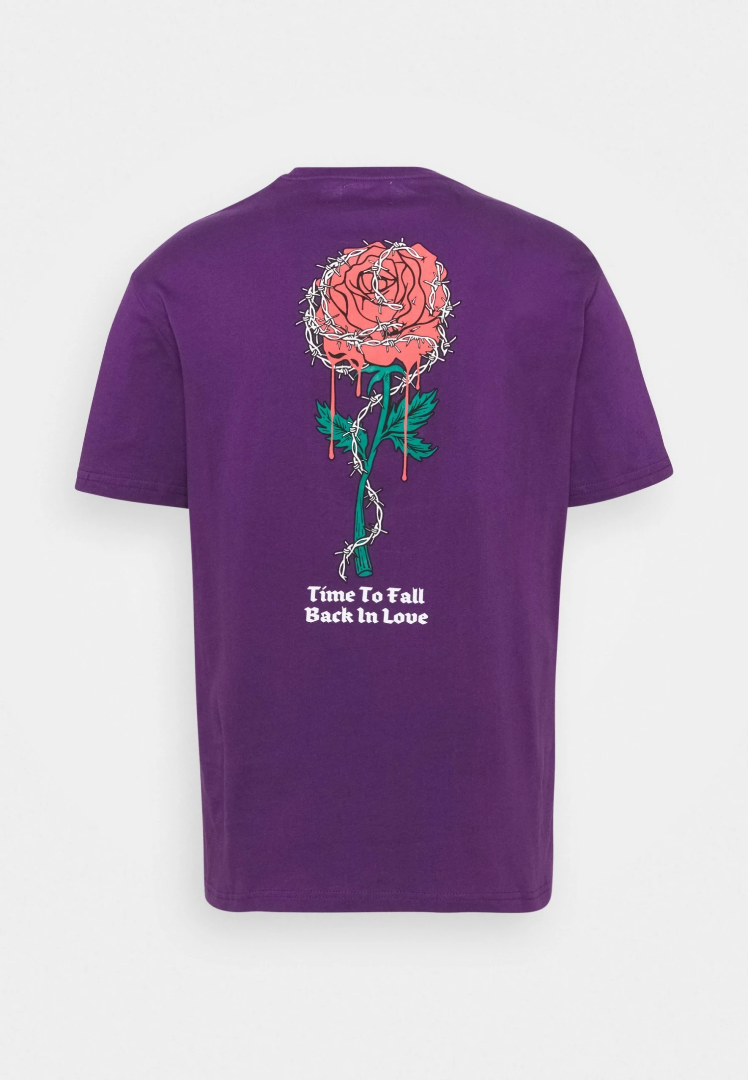 YOURTURN En promotion ROSE AND BARBED WIRE UNISEX - T-shirt imprimé t shirt Col rond all 4 YOURTURN En promotion ROSE AND BARBED WIRE UNISEX - T-shirt imprimé t shirt Col rond all – Image 2
