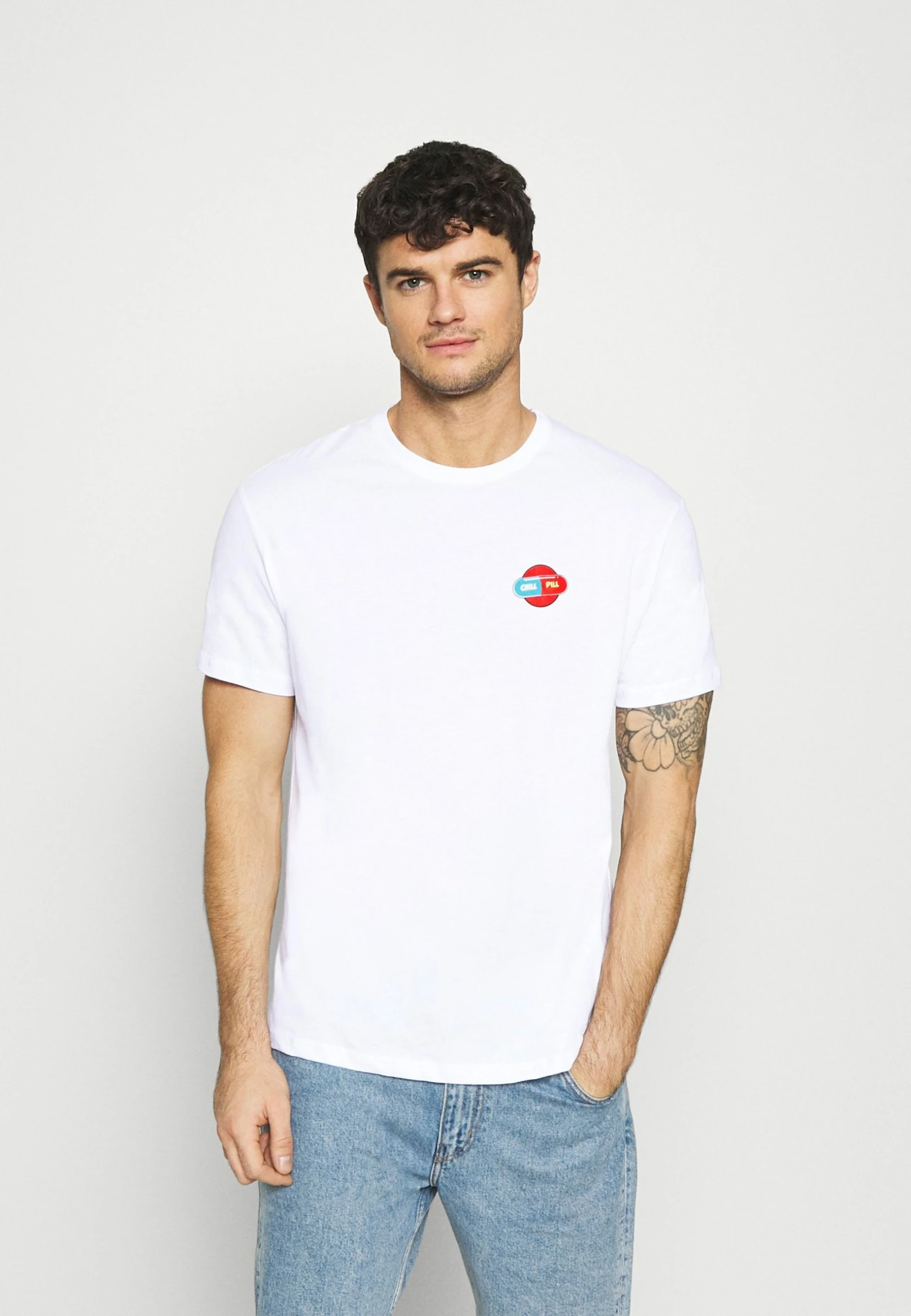 YOURTURN T-shirt imprimé Prix Bradés t shirt Col rond all 3 YOURTURN T-shirt imprimé Prix Bradés t shirt Col rond all