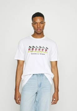 YOURTURN Vendre CURRENT MOOD TEE UNISEX - T-shirt imprimé - white t shirt Col rond all